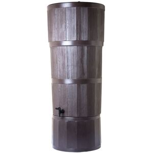 WATER BUTTS DIRECT 150L Woodgrain Effect Polybutt Water Butt - Oak Brown WATER BUTTS DIRECT 150L Woodgrain Effect Polybutt Water Butt - Oak Brown