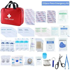 COOCHEER 152 Pieces First Aid Kit, Outdoor Survival Emergency Box Complete Variety for Workplace, Home, Car, Camping, Travel, Sports Mini Medical Box COOCHEER 152 Pieces First Aid Kit, Outdoor Survival Emergency Box Complete Variety for Workplace, Home, Car, Camping, Travel, Sports Mini Medical Box