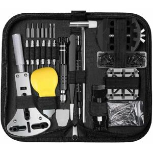 GOTRAYS 153Pcs Professional Watch Tool Adjustable Size Case Opener Screwdriver Bracelet Battery Change Tool Kit for Most Watches GOTRAYS 153Pcs Professional Watch Tool Adjustable Size Case Opener Screwdriver Bracelet Battery Change Tool Kit for Most Watches