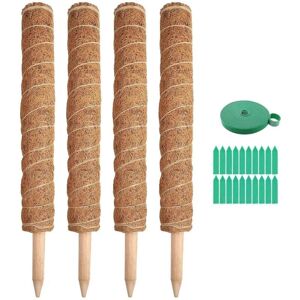 TLILY 15.7Inch Moss Poles for Climbing Plants Totem Pole Plant Support for Monstera Coir Moss Totem Pole Coir Moss Stick TLILY 15.7Inch Moss Poles for Climbing Plants Totem Pole Plant Support for Monstera Coir Moss Totem Pole Coir Moss Stick