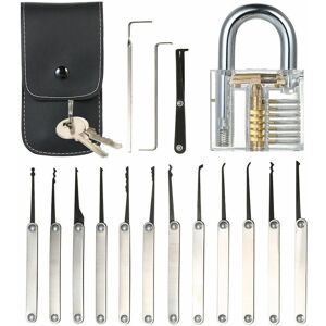 Gotrays - 15Pcs Lock Pick Set Lock Picking Tool Kit for Beginner and Professional Locksmith Gotrays - 15Pcs Lock Pick Set Lock Picking Tool Kit for Beginner and Professional Locksmith