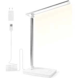 WOIYIC 15W Powerful LED Desk Lamp - 3 Color Modes & 10 Adjustable Brightness Levels - Touch Control - Eye Protection - Reading Lamp with USB Port and Timer WOIYIC 15W Powerful LED Desk Lamp - 3 Color Modes & 10 Adjustable Brightness Levels - Touch Control - Eye Protection - Reading Lamp with USB Port and Timer