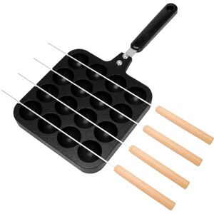 Tlily - 16 Holes Aluminum Takoyaki Maker Grill Pan Octopus Ball Baking Tray Home Baking Forms Mold Tray Cooking Kitchen Tools Tlily - 16 Holes Aluminum Takoyaki Maker Grill Pan Octopus Ball Baking Tray Home Baking Forms Mold Tray Cooking Kitchen Tools