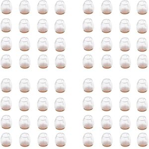 Tlily - 16 pcs Silicone Chair Leg Caps Table Foot Pads for Round 12-16mm Bottom Non-Slip Desk Foot Covers Floor Protectors Cover Tlily - 16 pcs Silicone Chair Leg Caps Table Foot Pads for Round 12-16mm Bottom Non-Slip Desk Foot Covers Floor Protectors Cover