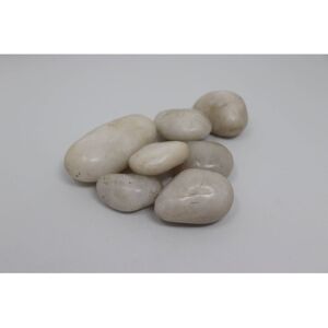 Aquagart - 160 kg Polished pebbles River pebble Pebbles Garden gravel Ornamental gravel White Aquagart - 160 kg Polished pebbles River pebble Pebbles Garden gravel Ornamental gravel White