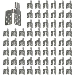 Tlily - 160Pcs Thermal Film Clamp Connector, Copper Plated Silver Accessories for Warm Floor, Underfloor Heating Tlily - 160Pcs Thermal Film Clamp Connector, Copper Plated Silver Accessories for Warm Floor, Underfloor Heating