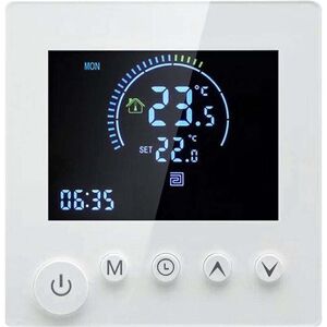 Ymyny - 16A Programmable Thermostat Digital Temperature Controller with lcd Display Electric Heating Thermostats for Home Heating mumu Ymyny - 16A Programmable Thermostat Digital Temperature Controller with lcd Display Electric Heating Thermostats for Home Heating mumu