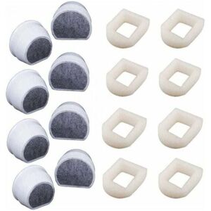 YMYNY 16pcs Foam Pre-Filters and Carbon Filter Compatible with PetSafe Drinkwell inox 360 Avalon Pagoda Seascape and Sedona Fountains, mumu Cat Dog YMYNY 16pcs Foam Pre-Filters and Carbon Filter Compatible with PetSafe Drinkwell inox 360 Avalon Pagoda Seascape and Sedona Fountains, mumu Cat Dog