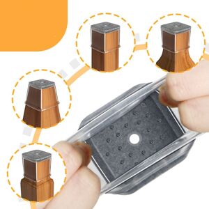 Linghhang - 16pcs Square Chair Leg Protectors, Chair Leg Caps, Silicone Chair Leg Protectors, Reduce Scratches Linghhang - 16pcs Square Chair Leg Protectors, Chair Leg Caps, Silicone Chair Leg Protectors, Reduce Scratches