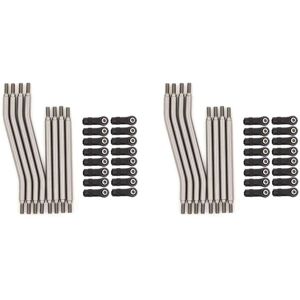 Tlily - 16X Metal Steering Link Suspension Pull Rod for Axial Capra AXI03004 1/10 rc Car Upgrade Parts Tlily - 16X Metal Steering Link Suspension Pull Rod for Axial Capra AXI03004 1/10 rc Car Upgrade Parts