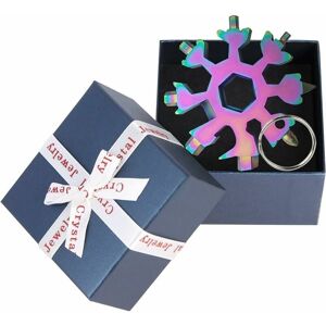 Hoopzi - 18 in 1 Snowflake Multi-Tool, Stainless Steel Portable Multi-Tool with Keychain for Outdoor Travel Daily Tool, Men's Christmas Gift (Gift Hoopzi - 18 in 1 Snowflake Multi-Tool, Stainless Steel Portable Multi-Tool with Keychain for Outdoor Travel Daily Tool, Men's Christmas Gift (Gift