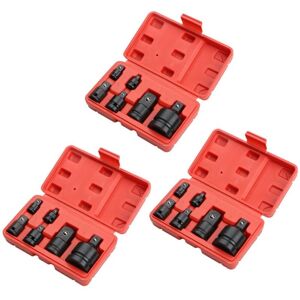 Tlily - 18 Pieces Impact Reducer and Socket Adapter Set 1/4 1/2 3/8 3/4 Tlily - 18 Pieces Impact Reducer and Socket Adapter Set 1/4 1/2 3/8 3/4