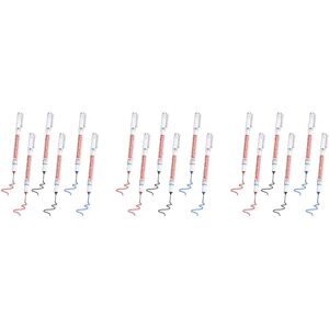 TLILY 18Pcs Long Head Deep Hole Marker Multifunction Long Nosed Marker Deep Drill Hole Carpenter Mark Waterproof Marker Pen TLILY 18Pcs Long Head Deep Hole Marker Multifunction Long Nosed Marker Deep Drill Hole Carpenter Mark Waterproof Marker Pen