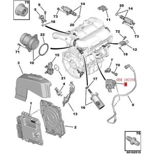 Tlily - 1922V8 V759957380 Car Turbo Boost Pressure Valve for Peugeot 3008 508 408 Citroen C4L C5 DS5 Turbocharger Solenoid Valve Tlily - 1922V8 V759957380 Car Turbo Boost Pressure Valve for Peugeot 3008 508 408 Citroen C4L C5 DS5 Turbocharger Solenoid Valve