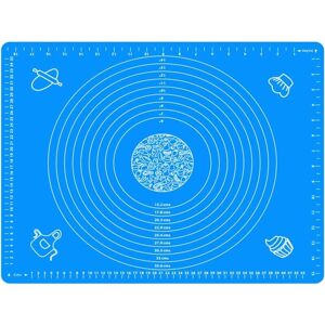 Serbia - 19,7''x15,8'' Tapis de pâtisserie en silicone antiadhésif et antidérapant 50x40cm Tapis de pâte à fondant avec mesure sans bpa (Bleu) Serbia - 19,7''x15,8'' Tapis de pâtisserie en silicone antiadhésif et antidérapant 50x40cm Tapis de pâte à fondant avec mesure sans bpa (Bleu)