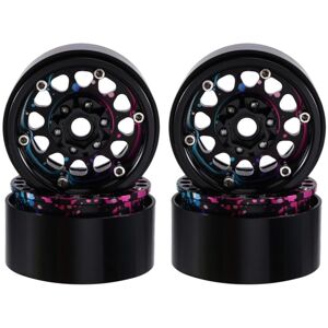 TLILY 1.9Inch Beadlock Wheel Rainbow Rim Hub for 1/10 TRX4 SCX10 D90 CC01 rc Crawler Car TLILY 1.9Inch Beadlock Wheel Rainbow Rim Hub for 1/10 TRX4 SCX10 D90 CC01 rc Crawler Car