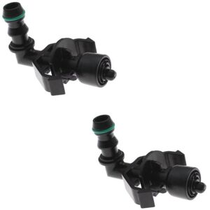 Tlily - 1Pair 61677059223 Front Bumper Headlight Washer Nozzle Headlamp Water Jet for 6 E63 E64 2004-2010 Tlily - 1Pair 61677059223 Front Bumper Headlight Washer Nozzle Headlamp Water Jet for 6 E63 E64 2004-2010