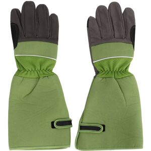 Groofoo - 1Pair Cut Resistant Garden Gloves Long Thorn Proof Gardening Gloves for Men Women Green Groofoo - 1Pair Cut Resistant Garden Gloves Long Thorn Proof Gardening Gloves for Men Women Green