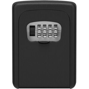 Cyslmuk - 1pc Security Key Box, Black Wall Mounted Key Box, 4 Digit Code Key Box, High Security, Waterproof and Rustproof Cyslmuk - 1pc Security Key Box, Black Wall Mounted Key Box, 4 Digit Code Key Box, High Security, Waterproof and Rustproof