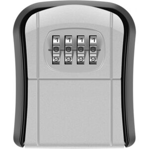 Cyslmuk - 1PC Security Key Box, Gray, Mini Wall Mounted Outdoor Key Box, Waterproof Key Box for Home School Office Factory Garage Cyslmuk - 1PC Security Key Box, Gray, Mini Wall Mounted Outdoor Key Box, Waterproof Key Box for Home School Office Factory Garage