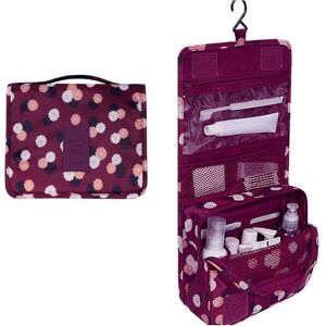 MUFF 1pcs Cosmetic Bag, Hanging Cosmetic Bag, Toiletry Bag, Waterproof Storage Bag with Handle (wine red) MUFF 1pcs Cosmetic Bag, Hanging Cosmetic Bag, Toiletry Bag, Waterproof Storage Bag with Handle (wine red)