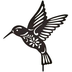 Linghhang - 1pcs Hummingbird Wall Decor Black Metal Bird, Hummingbird Sculpture Iron Hummingbird Metal Wall Hanging Decoration, Metal Birds Wall Art Linghhang - 1pcs Hummingbird Wall Decor Black Metal Bird, Hummingbird Sculpture Iron Hummingbird Metal Wall Hanging Decoration, Metal Birds Wall Art