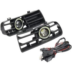 Tlily - 1Set Car Grill led Fog Light Grille Lower with drl Lamp for golf MK4 1998-2004 Tlily - 1Set Car Grill led Fog Light Grille Lower with drl Lamp for golf MK4 1998-2004
