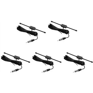 TLILY 1X Black Universal Car Boat Stereo am fm Dipole Antenna Adhesive Mount Glass Antenna Radio Antenna TLILY 1X Black Universal Car Boat Stereo am fm Dipole Antenna Adhesive Mount Glass Antenna Radio Antenna