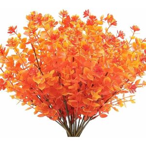 Hoopzi - 2 bunches of artificial flowers, outdoor anti-ultraviolet plants, artificial autumn flowers, autumn plants, Christmas harvest festival Hoopzi - 2 bunches of artificial flowers, outdoor anti-ultraviolet plants, artificial autumn flowers, autumn plants, Christmas harvest festival