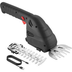 GOTRAYS 2-in-1 Cordless Grass Shear & Hedge Trimmer, 7.4V Electric Grass Trimmer 1300RPM Handheld Hedge Shears with Rechargeable Lithium-Ion Battery and GOTRAYS 2-in-1 Cordless Grass Shear & Hedge Trimmer, 7.4V Electric Grass Trimmer 1300RPM Handheld Hedge Shears with Rechargeable Lithium-Ion Battery and