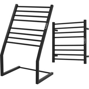 Costway - 2-in-1 Towel Warmer Rack 8 Bars Freestanding & Wall Mounted Towel Warmer Rack Costway - 2-in-1 Towel Warmer Rack 8 Bars Freestanding & Wall Mounted Towel Warmer Rack
