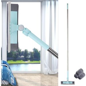 IKODM 2-in-1 Window Cleaning Kit with Extendable Handle, Rubber Squeegee and Microfiber Window Brush (1.5m/4.9ft) IKODM 2-in-1 Window Cleaning Kit with Extendable Handle, Rubber Squeegee and Microfiber Window Brush (1.5m/4.9ft)