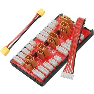 Tlily - 2 in 1 XT30 XT60 Parallel Charging Board+XT60 Cable Supports 4 Packs 2-6S Lipo Battery for rc Models Multicopter Tlily - 2 in 1 XT30 XT60 Parallel Charging Board+XT60 Cable Supports 4 Packs 2-6S Lipo Battery for rc Models Multicopter