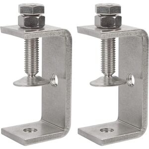 Memkey - 2-pack heavy duty 304 stainless steel C-clamp, 65mm wide jaw opening, tiger clamp, wooden clamp Memkey - 2-pack heavy duty 304 stainless steel C-clamp, 65mm wide jaw opening, tiger clamp, wooden clamp