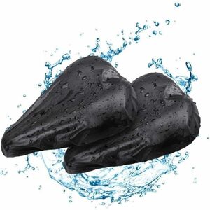 ALWAYSH 2 Pack Bike Saddle Cover,Triomphe Waterproof Bike Seat Cover with Elastic, Waterproof Universal Size Bicycle Seat Rain Cover Dust Covers for Saddle ALWAYSH 2 Pack Bike Saddle Cover,Triomphe Waterproof Bike Seat Cover with Elastic, Waterproof Universal Size Bicycle Seat Rain Cover Dust Covers for Saddle