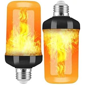 Beijiyi - 2 Pack Flame Bulb E27 led Light Bulbs 4 Modes with Gravity Sensor Flame Bulb for Indoor/Outdoor/Bar/Party Christmas Decoration (138 x 65mm) Beijiyi - 2 Pack Flame Bulb E27 led Light Bulbs 4 Modes with Gravity Sensor Flame Bulb for Indoor/Outdoor/Bar/Party Christmas Decoration (138 x 65mm)
