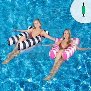 Gotrays - 2 Pack Pool Hammocks, Inflatable Pool Mattresses, 4 in 1 Floating Recliner Float Hammock, Water Hammock, Inflatable Floats and Mattresses, Gotrays - 2 Pack Pool Hammocks, Inflatable Pool Mattresses, 4 in 1 Floating Recliner Float Hammock, Water Hammock, Inflatable Floats and Mattresses,