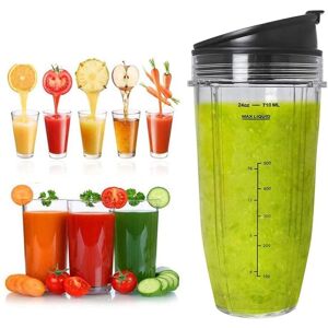 TLILY 2 Pack Replacement 24Oz Cup with Lid for BL450/BL454 TLILY 2 Pack Replacement 24Oz Cup with Lid for BL450/BL454