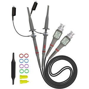 Tlily - 2 Pack Universal P6100 Oscilloscope Probes 100MHz, Clip 1X 10X with Accessories Tlily - 2 Pack Universal P6100 Oscilloscope Probes 100MHz, Clip 1X 10X with Accessories