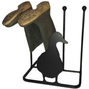2 Pair Boot Rack - Facing Duck - Hand Made By Traditional Forge Wellie Boot Stand - Steel - L30.4 x W38 x H48.3 cm - Black 2 Pair Boot Rack - Facing Duck - Hand Made By Traditional Forge Wellie Boot Stand - Steel - L30.4 x W38 x H48.3 cm - Black