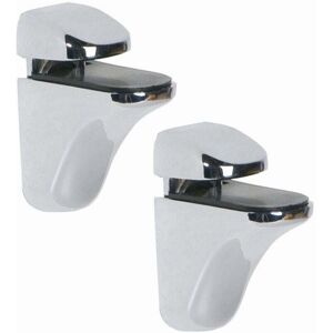 Mumu - 2-part adjustable glass shelf support, support for wooden/glass shelves with a thickness of 3-21 mm Mumu - 2-part adjustable glass shelf support, support for wooden/glass shelves with a thickness of 3-21 mm