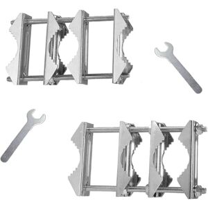 TLILY 2 Pcs Double Antenna Pole Clamp V-Shaped Jaw Block with Pole Bolts, Patio Umbrella Holder Heavy Duty Pole TLILY 2 Pcs Double Antenna Pole Clamp V-Shaped Jaw Block with Pole Bolts, Patio Umbrella Holder Heavy Duty Pole