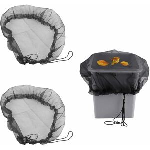 Héloise - 2 pcs Mesh Cover for Rain Barrels with Drawstring pe Mesh Protective Covers Adjustable Protective Net for Dustproof, Deciduous, Mosquito Héloise - 2 pcs Mesh Cover for Rain Barrels with Drawstring pe Mesh Protective Covers Adjustable Protective Net for Dustproof, Deciduous, Mosquito