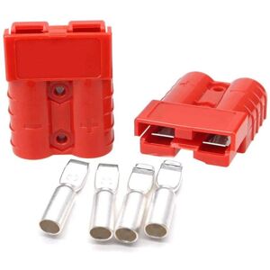 TLILY 2 Pcs Quick Connect Plug 175A 600V Battery Red for Maximum 1AWG Wire TLILY 2 Pcs Quick Connect Plug 175A 600V Battery Red for Maximum 1AWG Wire