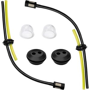 TORMATOR 2-piece fuel line filter kit for brush cutter tank lines, universal replacement for fuel line, priming bulb, sealing tube, for brush cutter, etc. TORMATOR 2-piece fuel line filter kit for brush cutter tank lines, universal replacement for fuel line, priming bulb, sealing tube, for brush cutter, etc.
