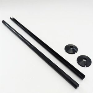 COOCHEER 2-piece set Radiator Cover Shroud Sleeve Black 15mm x 200mm,Anthracite Radiator Accessories COOCHEER 2-piece set Radiator Cover Shroud Sleeve Black 15mm x 200mm,Anthracite Radiator Accessories