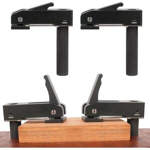 Gotrays - 2-Piece Tabletop Woodworking Clamp, Dog Hole, Quick Action, Woodworking Jig, Adjustable Frame, Quick Release (20mm) Gotrays - 2-Piece Tabletop Woodworking Clamp, Dog Hole, Quick Action, Woodworking Jig, Adjustable Frame, Quick Release (20mm)