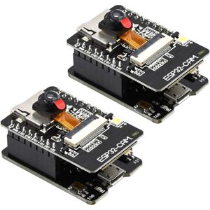 WOIYIC 2 pieces ESP32-CAM-MB Wireless Bluetooth WiFi ESP32 Dual-Core Development Boards with 2640 TF Card Module for Camera WOIYIC 2 pieces ESP32-CAM-MB Wireless Bluetooth WiFi ESP32 Dual-Core Development Boards with 2640 TF Card Module for Camera