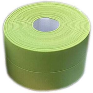 YMYNY 2 pieces, green) Soft skirting board - finishing strip for kitchen and bathroom, 38 mm, 3.2 m, self-adhesive seal, flexible folding strip, sealing YMYNY 2 pieces, green) Soft skirting board - finishing strip for kitchen and bathroom, 38 mm, 3.2 m, self-adhesive seal, flexible folding strip, sealing