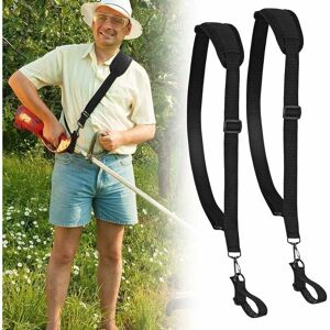 GOTRAYS 2 Pieces Mower Shoulder Straps Universal Adjustable Leaf Blower Shoulder Harness Easy Release Strap String Trimmer Replacement Parts GOTRAYS 2 Pieces Mower Shoulder Straps Universal Adjustable Leaf Blower Shoulder Harness Easy Release Strap String Trimmer Replacement Parts